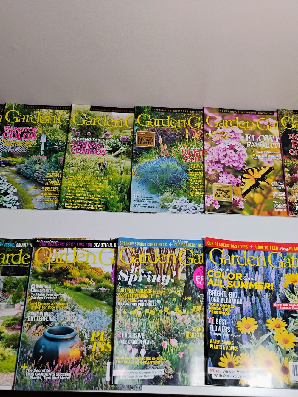 Garden Gate Magazines 12 - Assorted Floral Covers (Set)